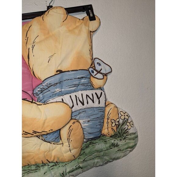 Vintage Classic Winnie the Pooh Nursery Wall Hanging Boy Girl Pooh in Honey Jug - Picture 11 of 12